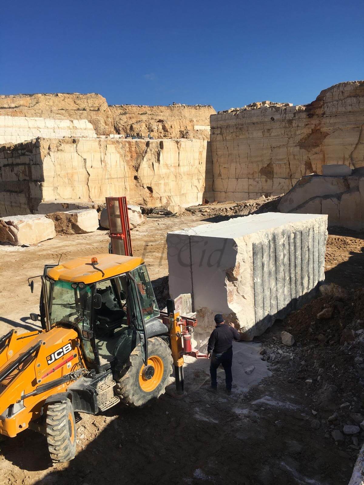 bloque en cantera serpeggiante Cortadora de brazo o de sierra gigante