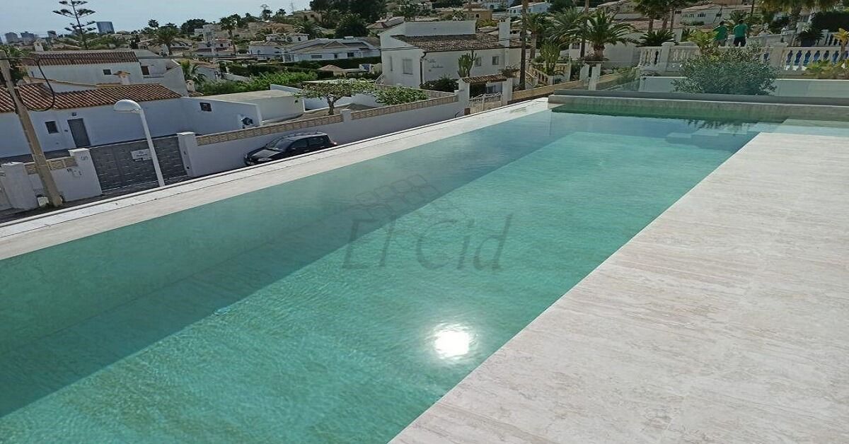 piscina mármol flaminio