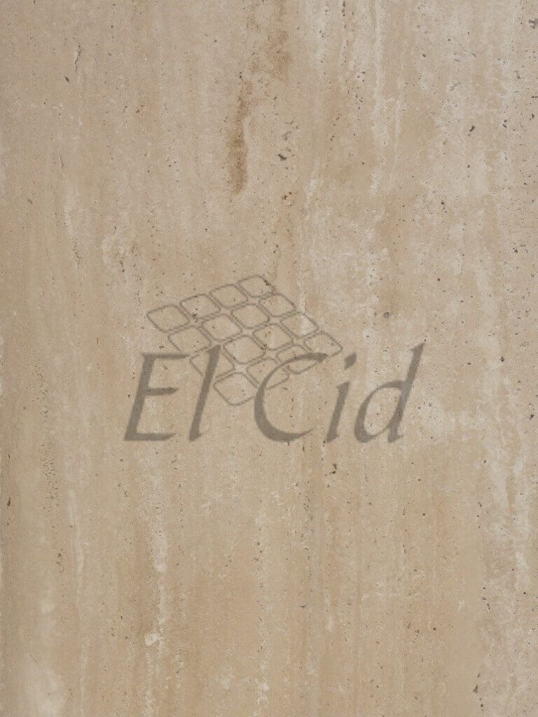 travertino Romulo el Cid con acabado a ContrAley Alicante-Monforte del Cid