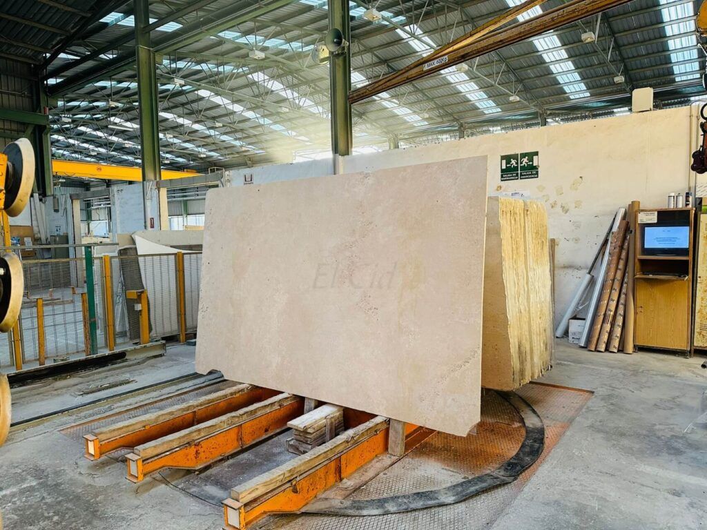 corte a ley travertino robulo tabla travertino Rómulo apomazado